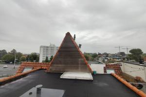 Drie dakterrassen in Amsterdam-Noord