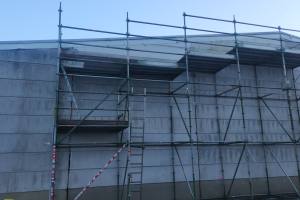 Asbestverwijdering van mastieken uit cellenbeton