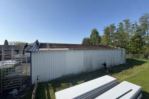 Totale renovatie van platte en helende daken
