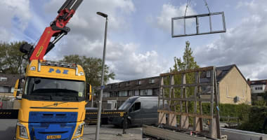 4-delige kunststof schuifpui plaatsen - Hoogvliet Rotterdam