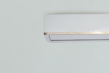 Airconditioning binnen aan de muur