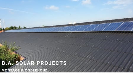 51 panelen op een schuur in België