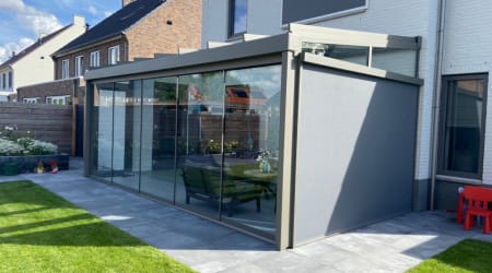 Gerealiseerde overkappingen en/of tuinkamers