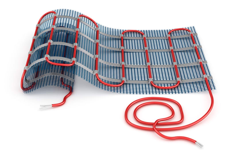 Voordeel van werking van vloerverwarming: minder energie dan andere radiatoren