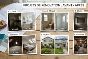 Projets de rénovation