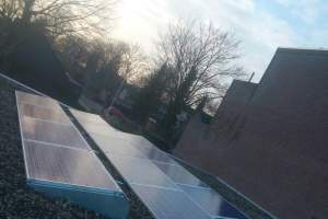 Plat dak met het lichtste systeem