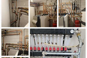 Water-water warmtepomp installatie