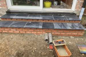 Trap metselen tuin