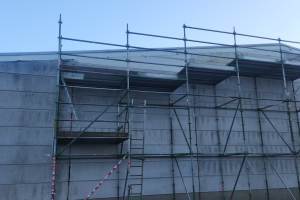 Asbestverwijdering van mastieken uit cellenbeton