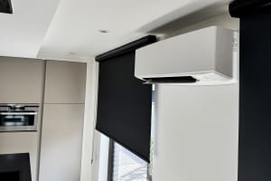Airco in open keuken te Oudsbergen