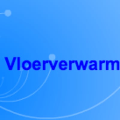 E. Budding Installatietechniek Vloerverwarming Infrezen