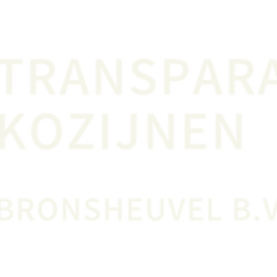 Transparant Kozijnen