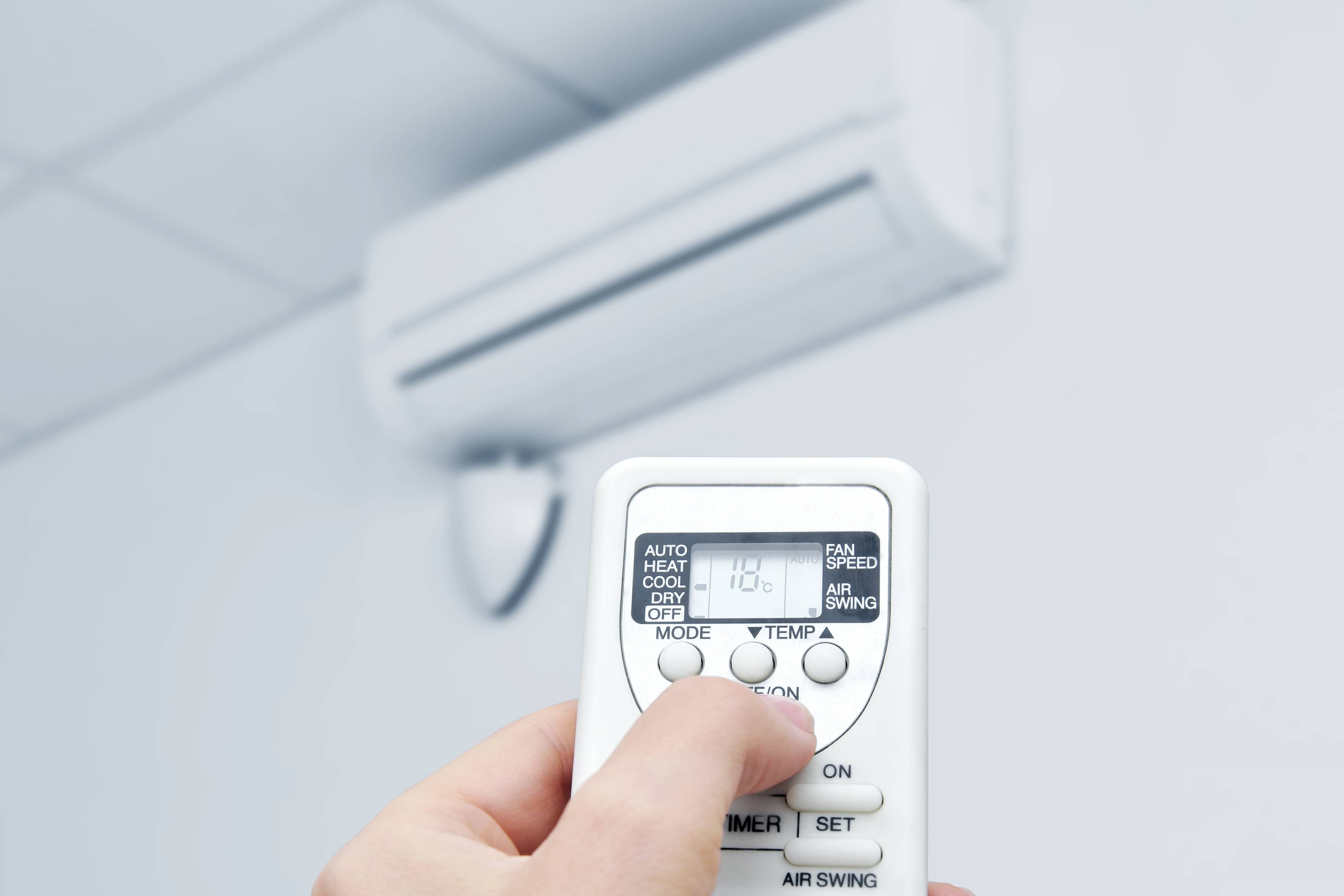 airco binnenunit met afstandsbediening