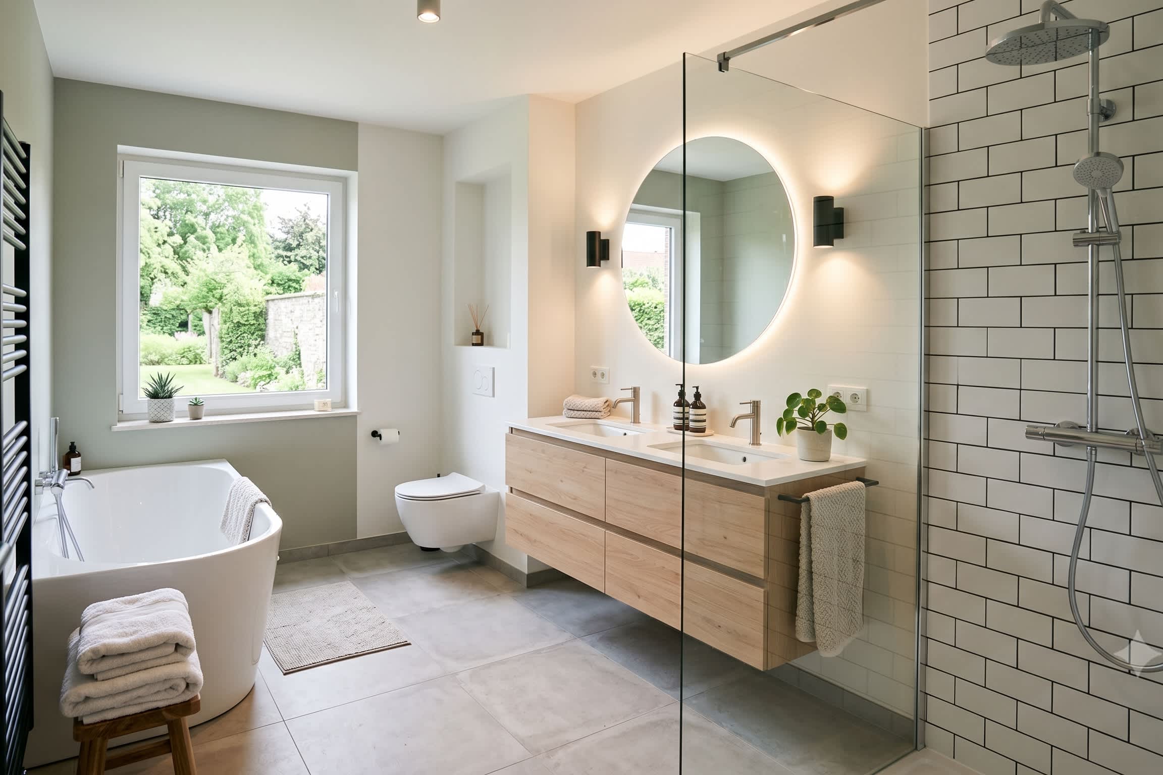 rénovation d'une salle de bain moderne