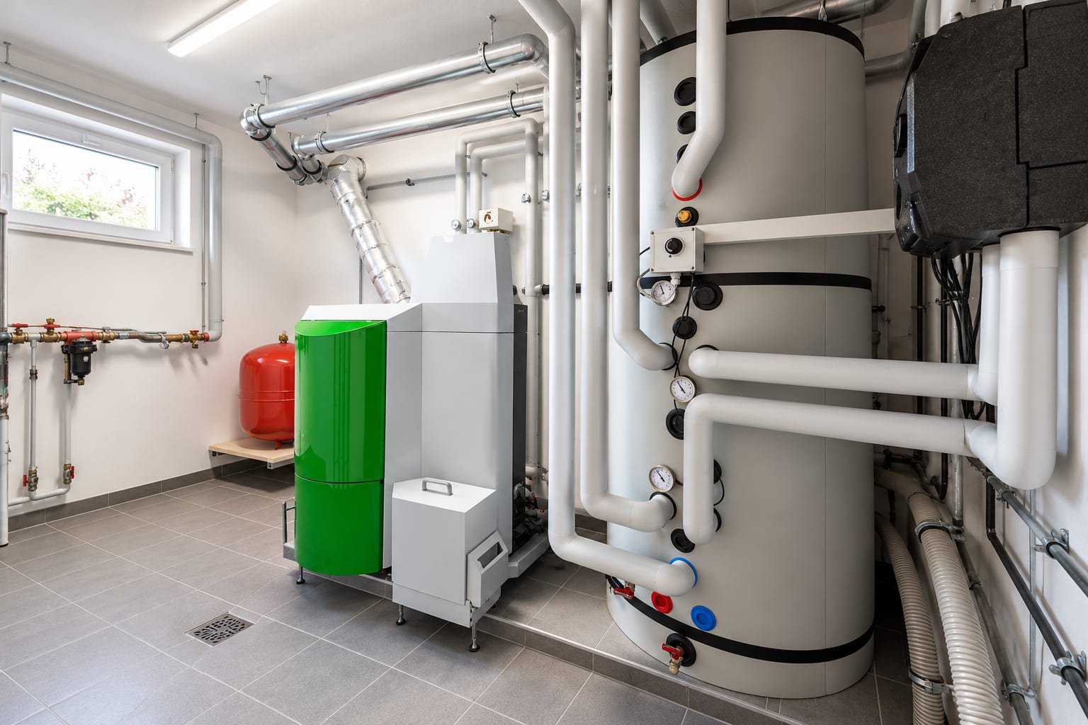 binnenunit water-water of grond-water warmtepomp