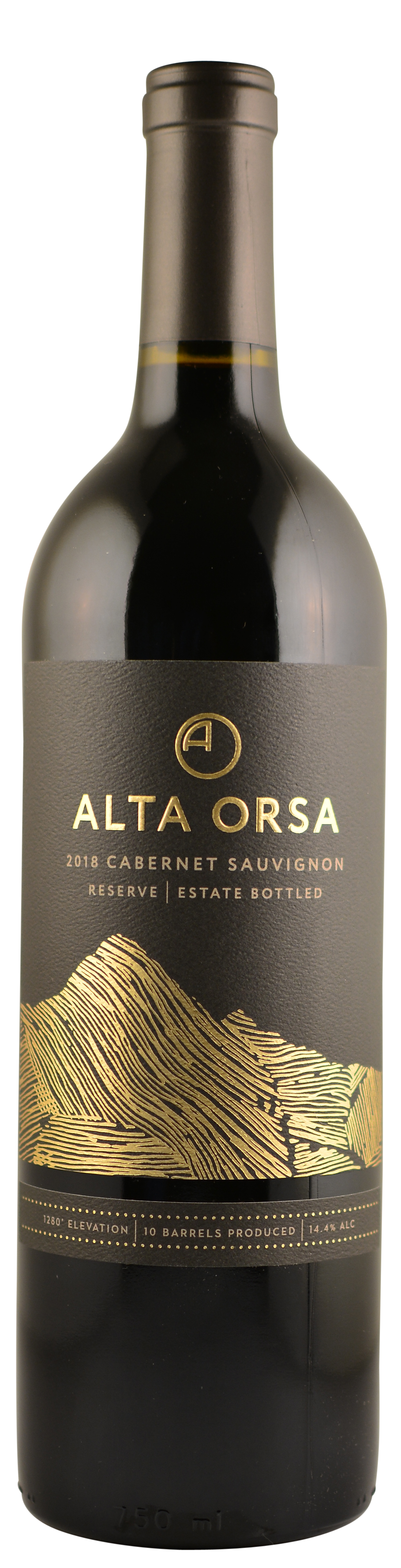 2018 Estate Reserve Cabernet Sauvignon Bottle Image