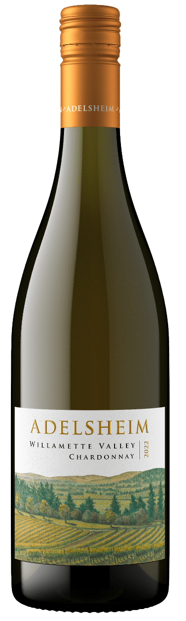 2022 Willamette Valley Chardonnay Bottle Image