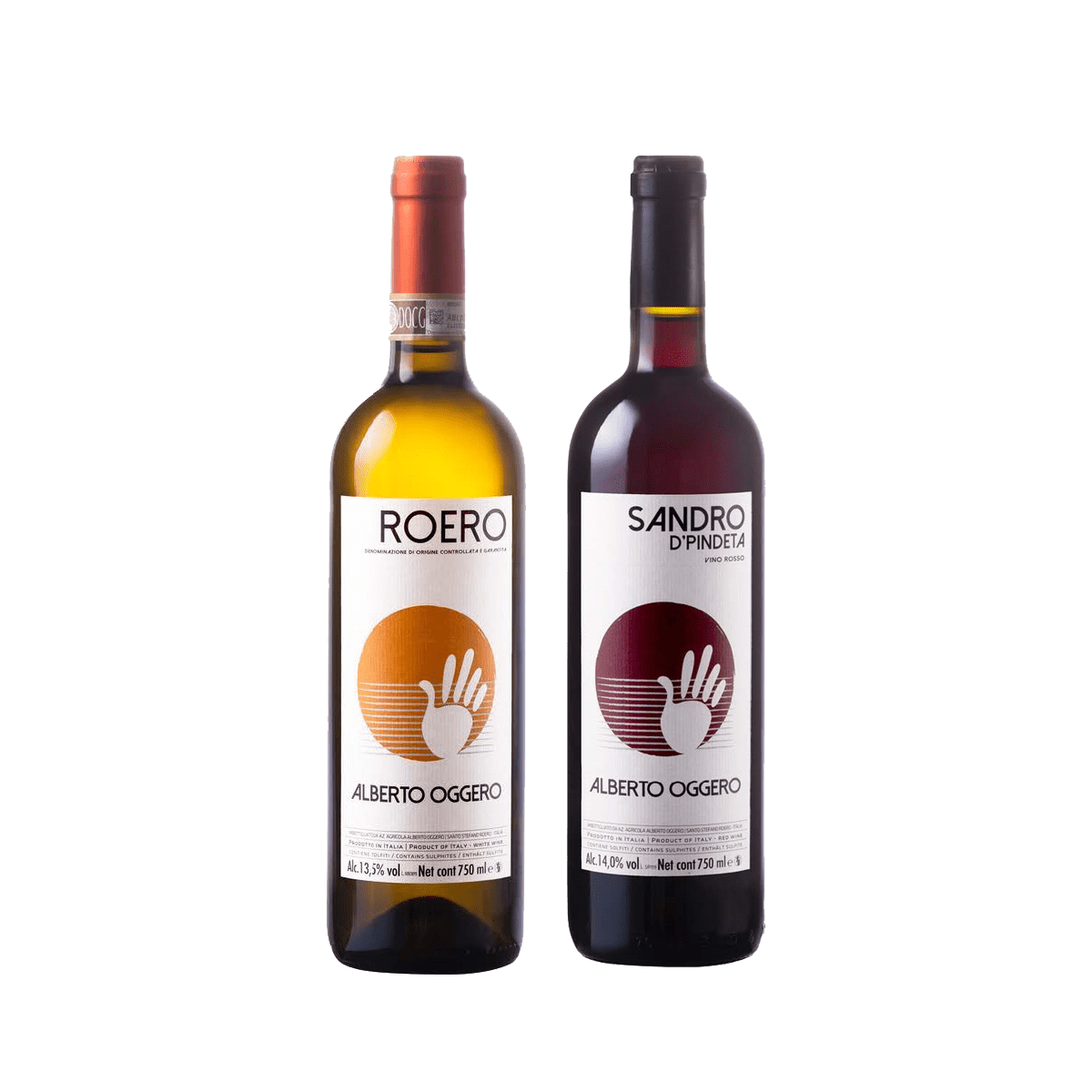 Roero Rosso and Bianco Bottle Image