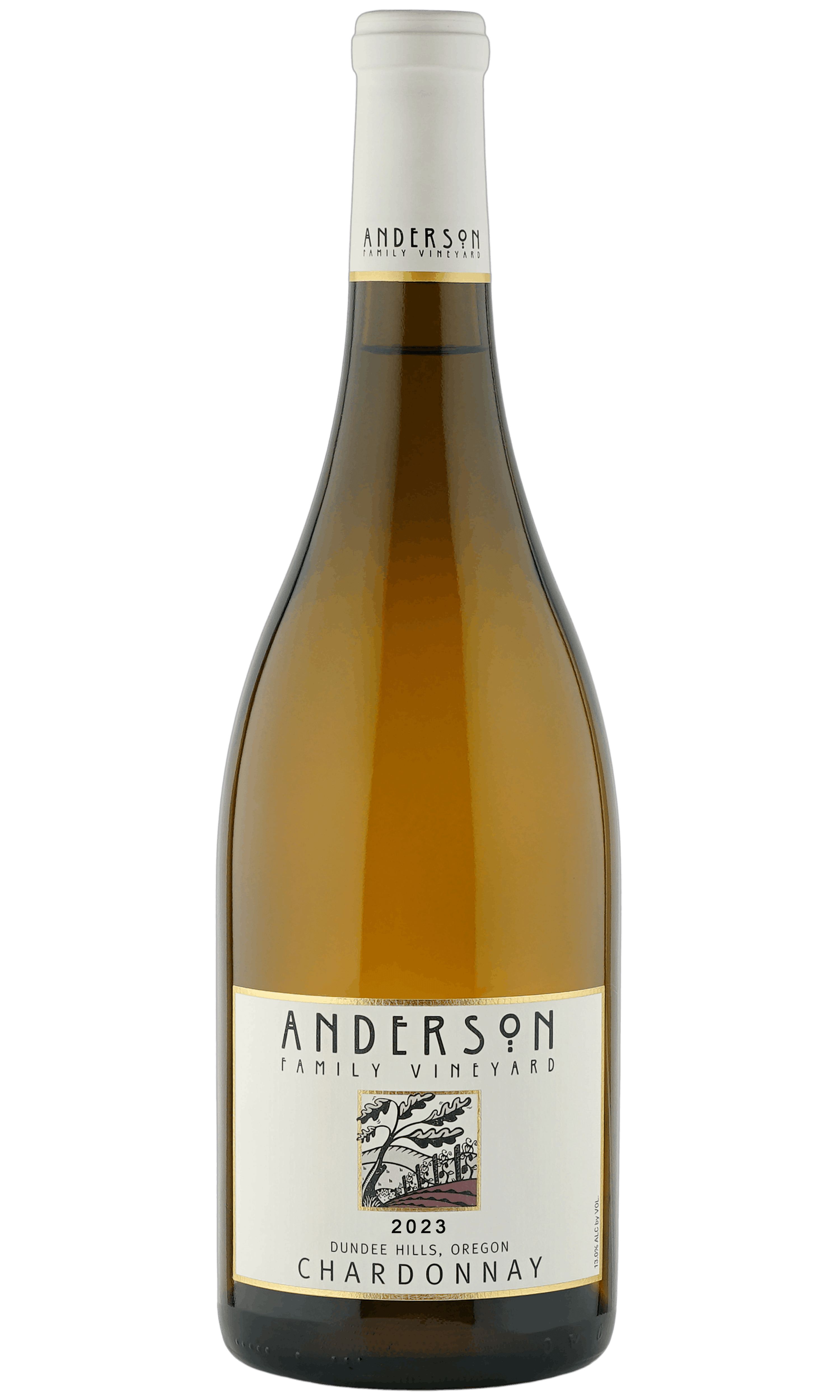 2023 Anderson Family Vineyard Chardonnay Bottle Image