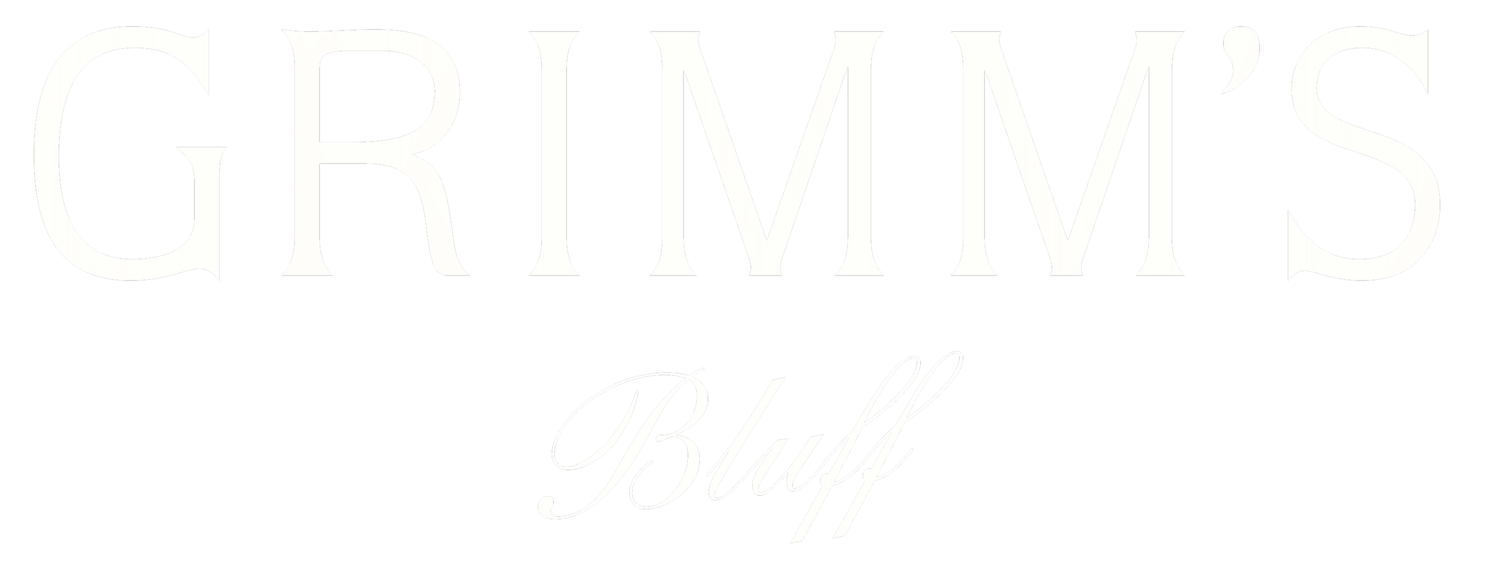 Grimm's Bluff Logo