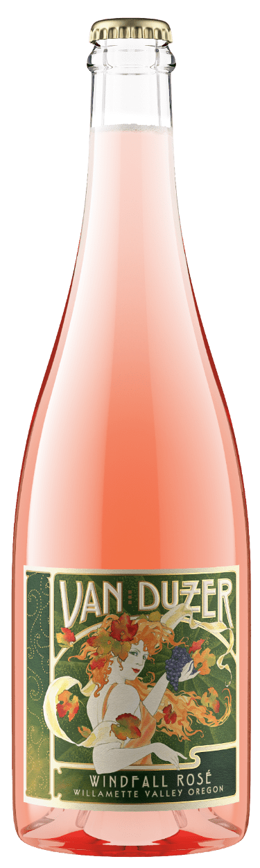 2025 Windfall Rosé Bubbles Bottle Image