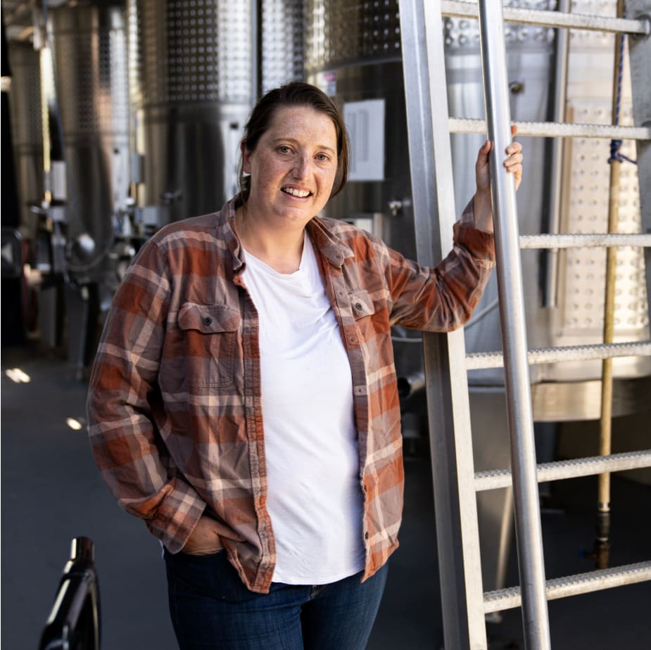 Abby Watt - Medlock Ames, inside Medlock Ames Winery