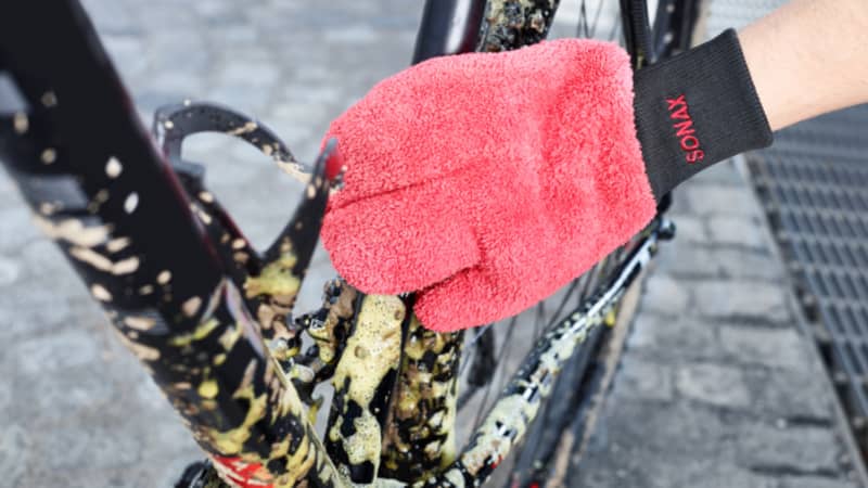 Bike Reiniger einwirken lassen
