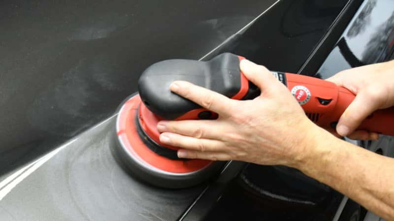 Dritter Schritt Exzenterpolieren