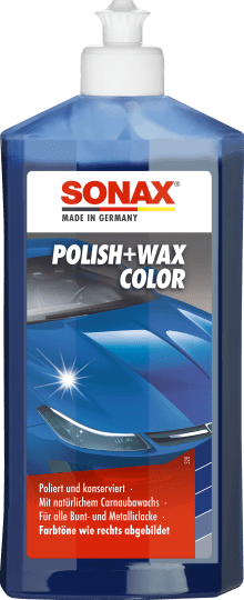 Polish+Wax Color blau