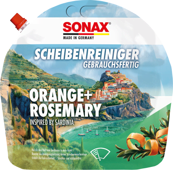 ScheibenReiniger gebrauchsfertig Orange+Rosemary