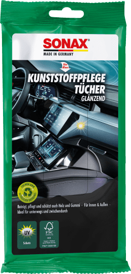 KunststoffPflegeTücher glänzend