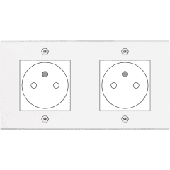 FAC LAITON BLC DH 2X B.TICINO photo du produit