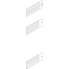 PLASTRON 1R 12 MOD. 150X400 photo du produit