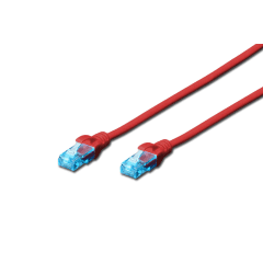 CAT 5e U-UTP PVC 1m, rouge photo du produit