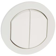 ENJO.IP44 COUPURE DOUBLE BLANC photo du produit