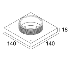 MOUNTING KIT R82 TRIMLESS CSC photo du produit