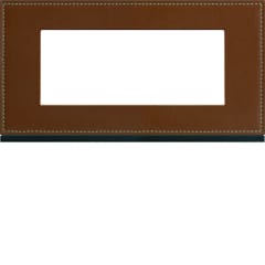 Plaque 5M E71 coffee leather photo du produit