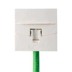 Prise simple RJ45 45x45 6A SN photo du produit