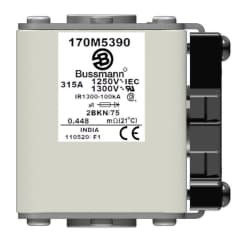 FUSE 315A 1250V 2BKN/75 AR CU photo du produit