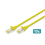 CAT 6A S-FTP LSZH 2m, X10, jau photo du produit