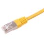 CORD RJ CAT6 FTP PVC JAUNE 15M photo du produit