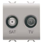 PRISE TV+SAT 2M BEIGE photo du produit