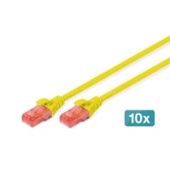 CAT 6 U-UTP LSZH 0.5m, X10, photo du produit