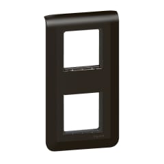 SUPPORT+PLAQUE 2X2MOD V NOIR photo du produit