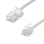 Cord RJ11 M/RJ45 M -blanc- 3m photo du produit