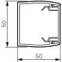 LOGIX45 50X50 FOND PVC 2M NOIR photo du produit