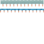 Barres pontage 3P+N 63A 12 mod photo du produit