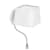 Sweet Lampe Applique Blanche A photo du produit