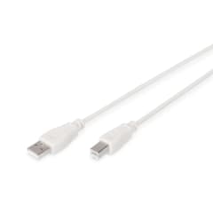 Cable USBA-B M-M 1,8m beige photo du produit