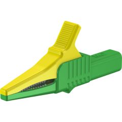 Pinces 4 mm vert-jaune photo du produit